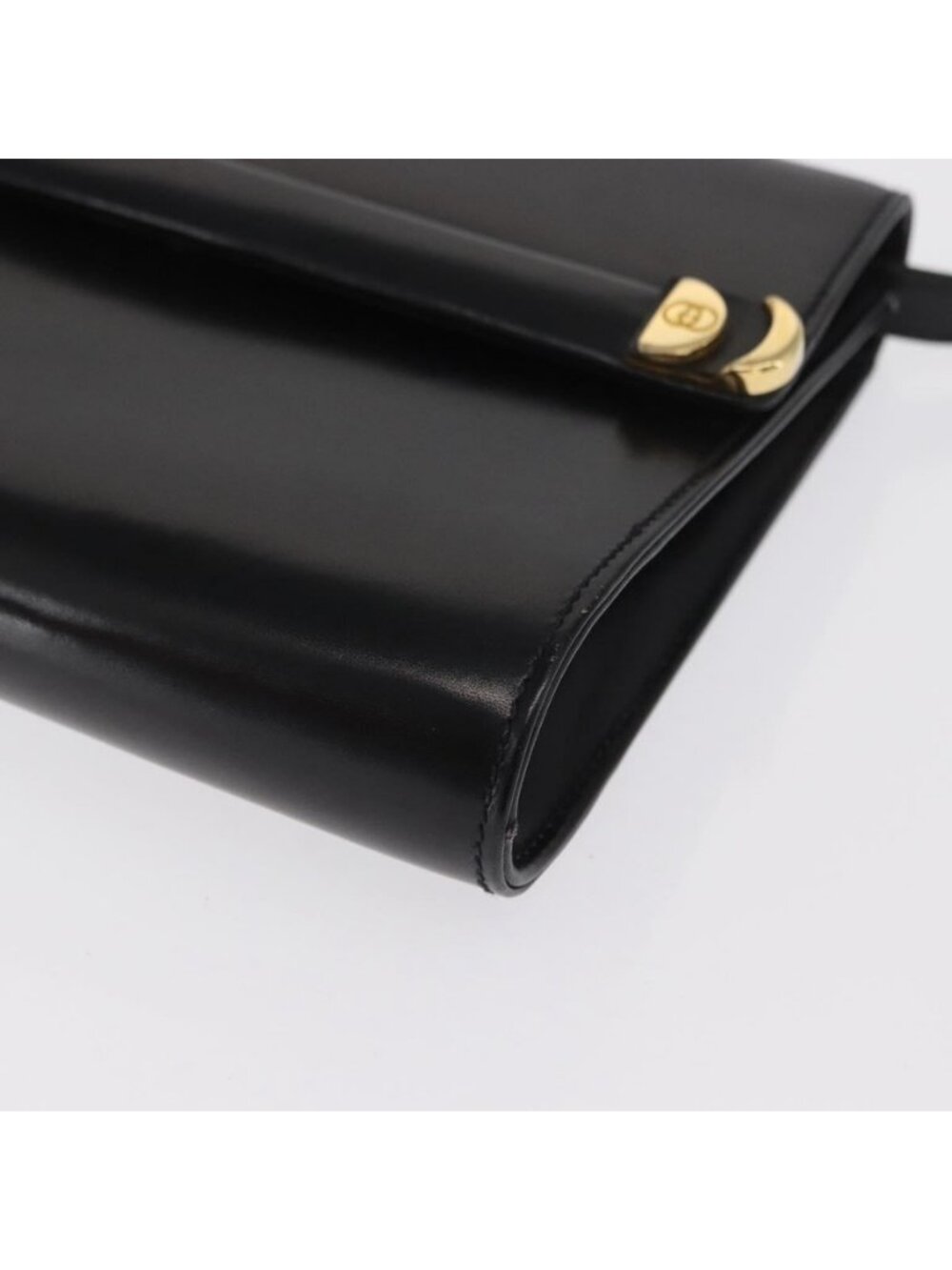 Authentic GUCCI Shoulder Bag Leather Black Gold 004 056 0209 - Picture 3 of 16